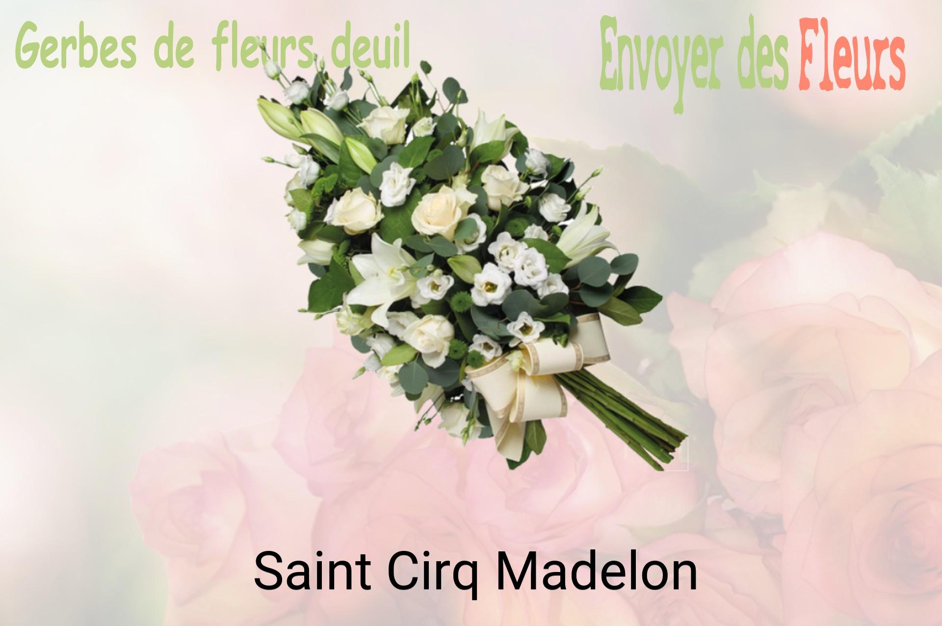 Gerbe de fleurs de deuil livrée à Saint-Cirq-Madelon